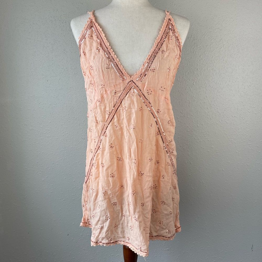 NWT Free People Sweet Peach Midi Dress Size S